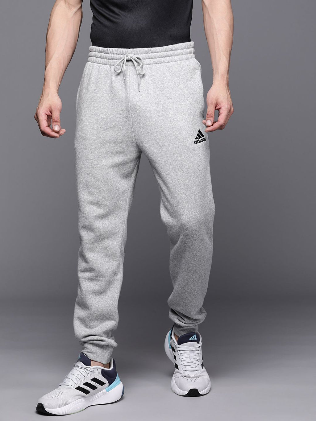  ADIDAS Men Essentials Fleece Regular Tapered Joggers