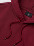  H&M Men Red Relaxed Fit Hoodie