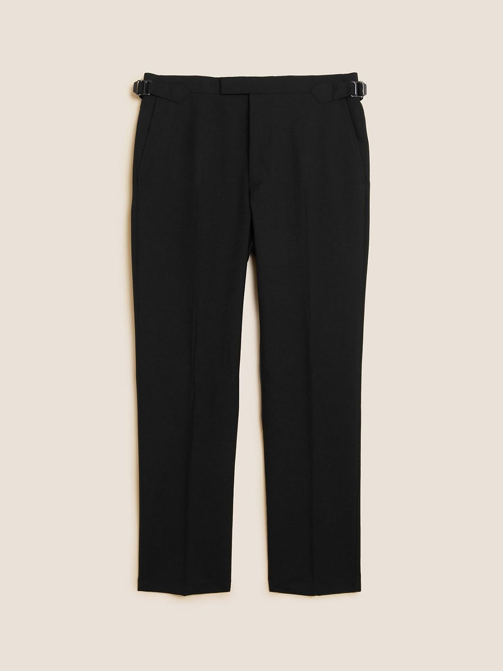  Marks & Spencer Men High-Rise Formal Trousers