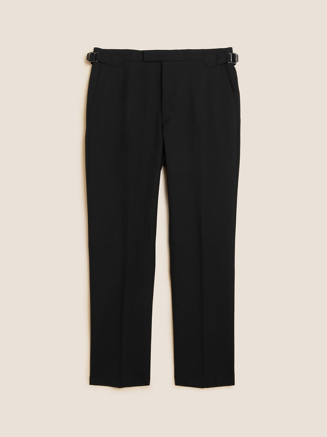  Marks & Spencer Men High-Rise Formal Trousers