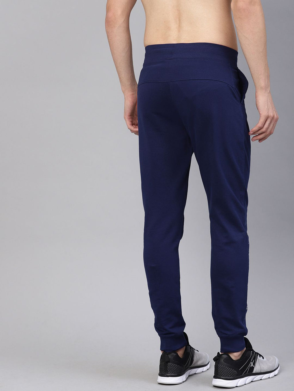  HRX By Hrithik Roshan Men Navy Blue Solid Running Slim Fit Track Pants