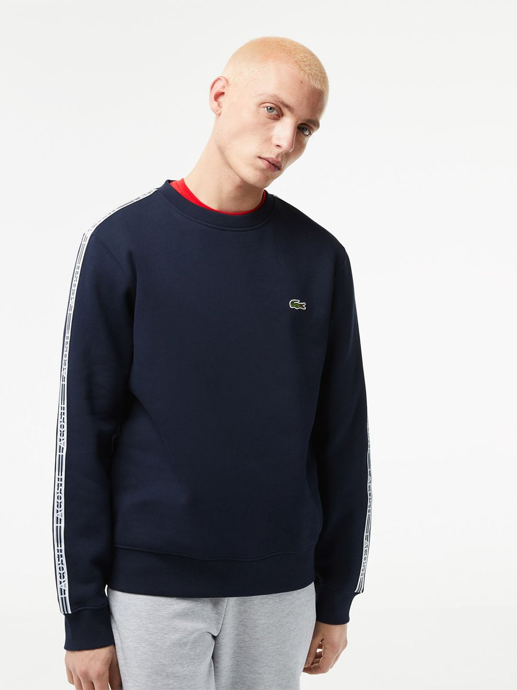  Lacoste Knitted Pullover Sweatshirt