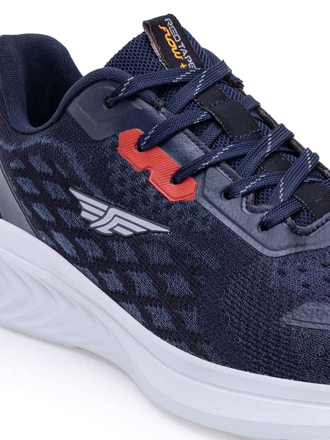  Red Tape Men Navy Blue Textile Walking Shoes