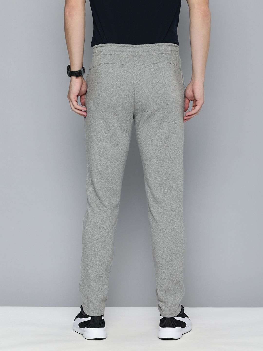  Puma Men Zippered Slim Fit Knitted Track Pants