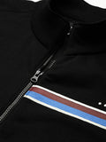  Sztori Men Plus Size Black Solid Sweatshirt