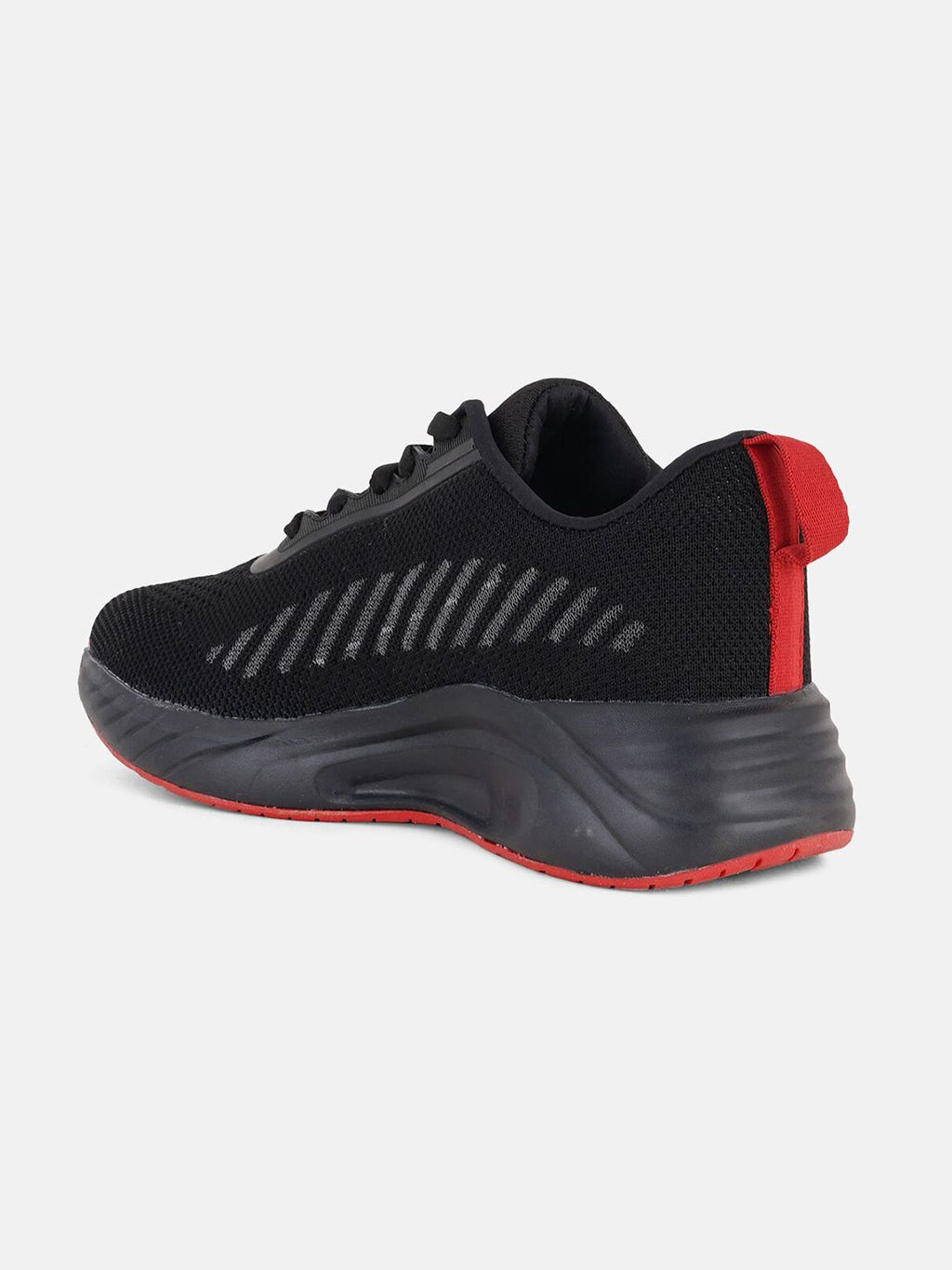  HRX By Hrithik Roshan Men Black & Red Textile Marking Running Shoes