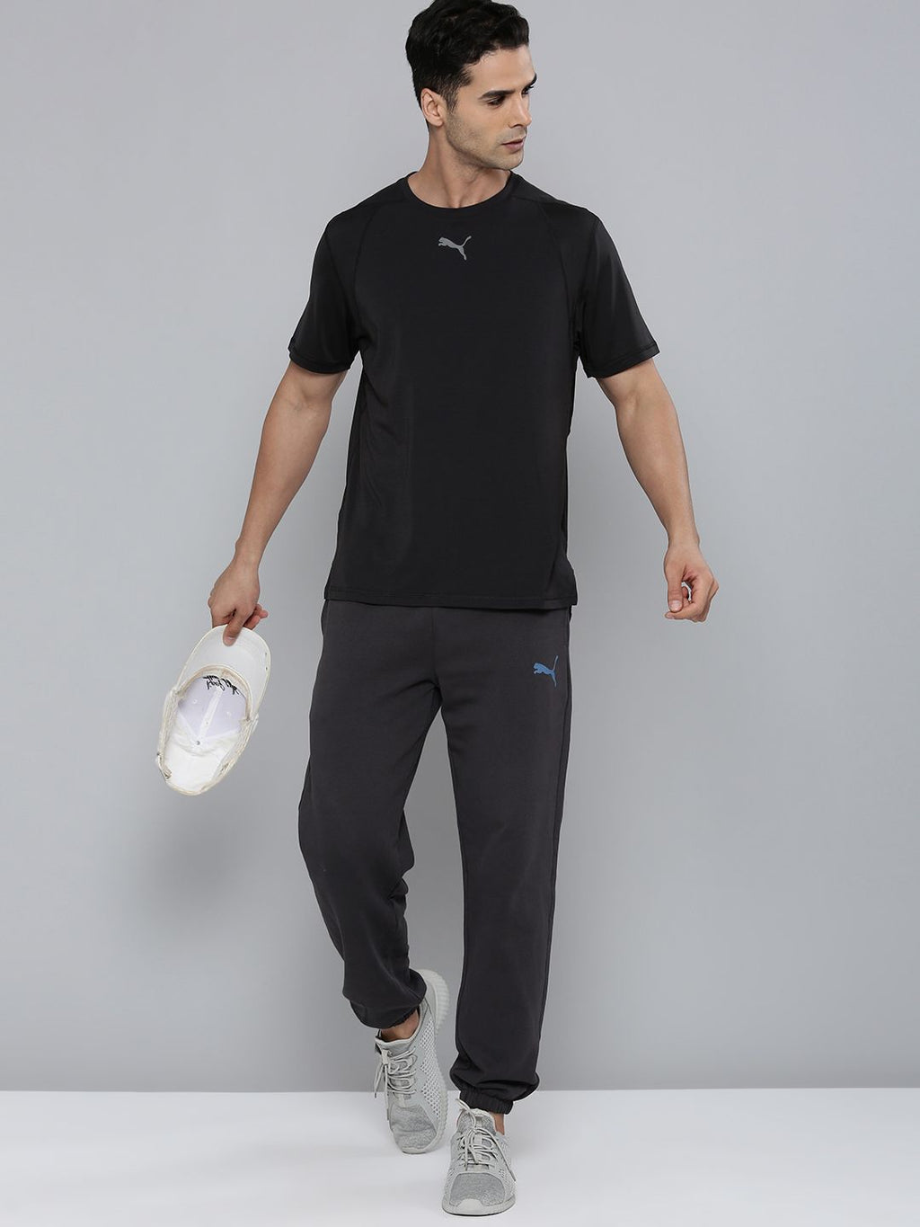  Puma Brand Logo Printed Engineered For Strength DryCELL Training T-shirt