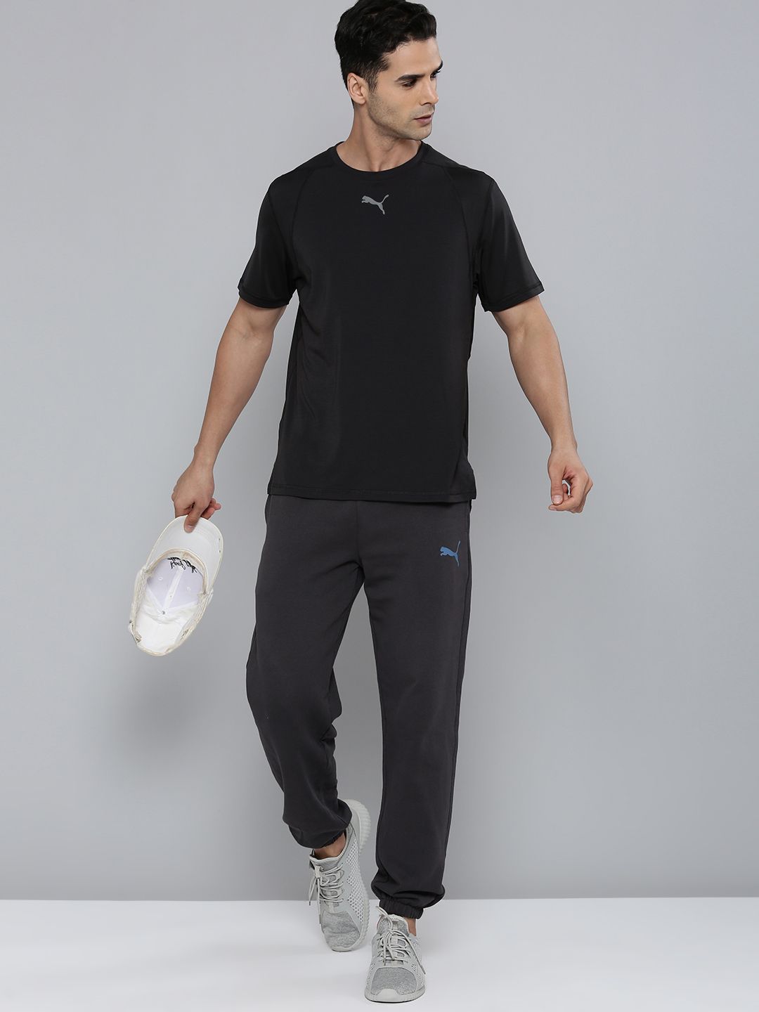  Puma Brand Logo Printed Engineered For Strength DryCELL Training T-shirt