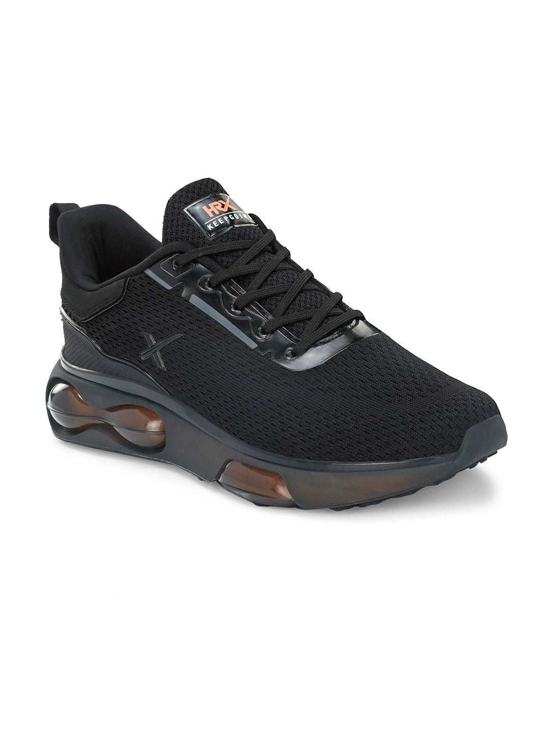  HRX By Hrithik Roshan Men Black Lace-Up Walking Shoes