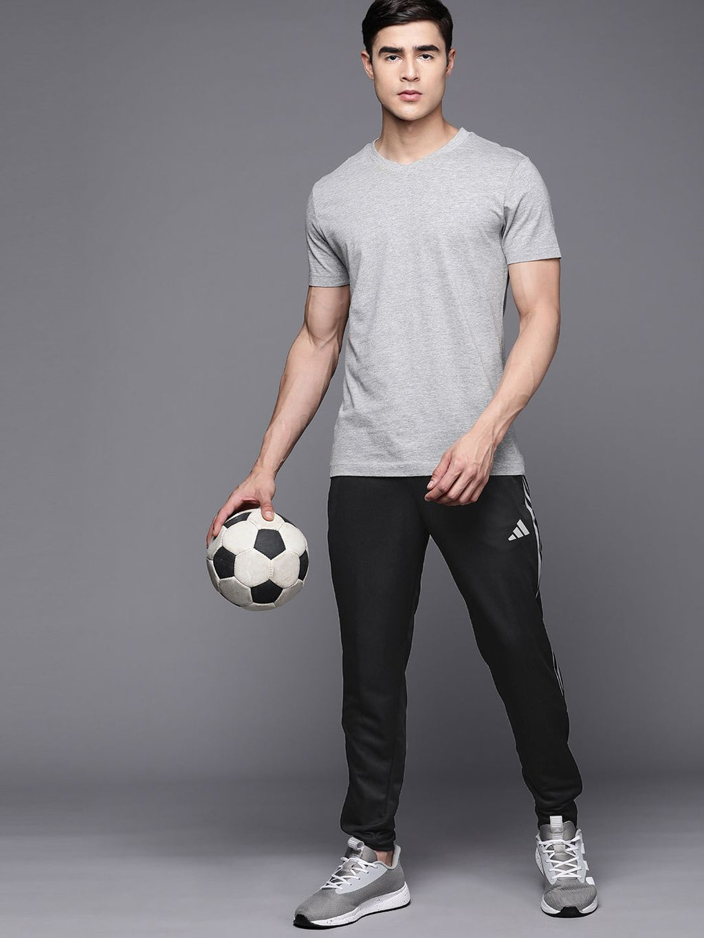  ADIDAS Men Solid TIRO Reflective Football Track Pants