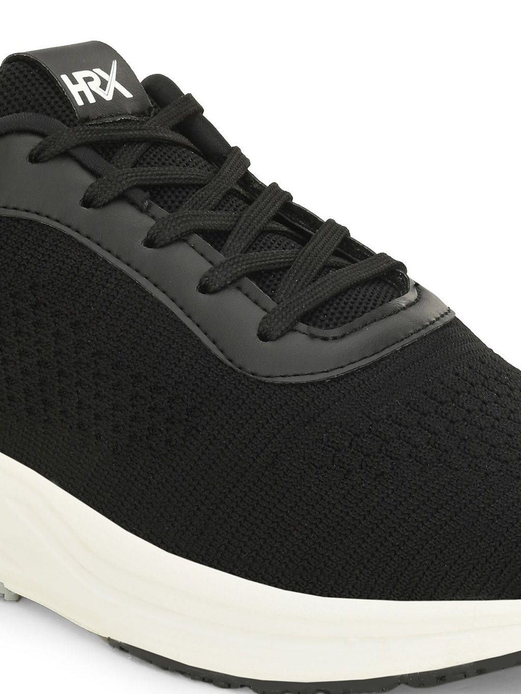  HRX By Hrithik Roshan Men Black Mesh Memory Foam Running Non-Marking Shoes