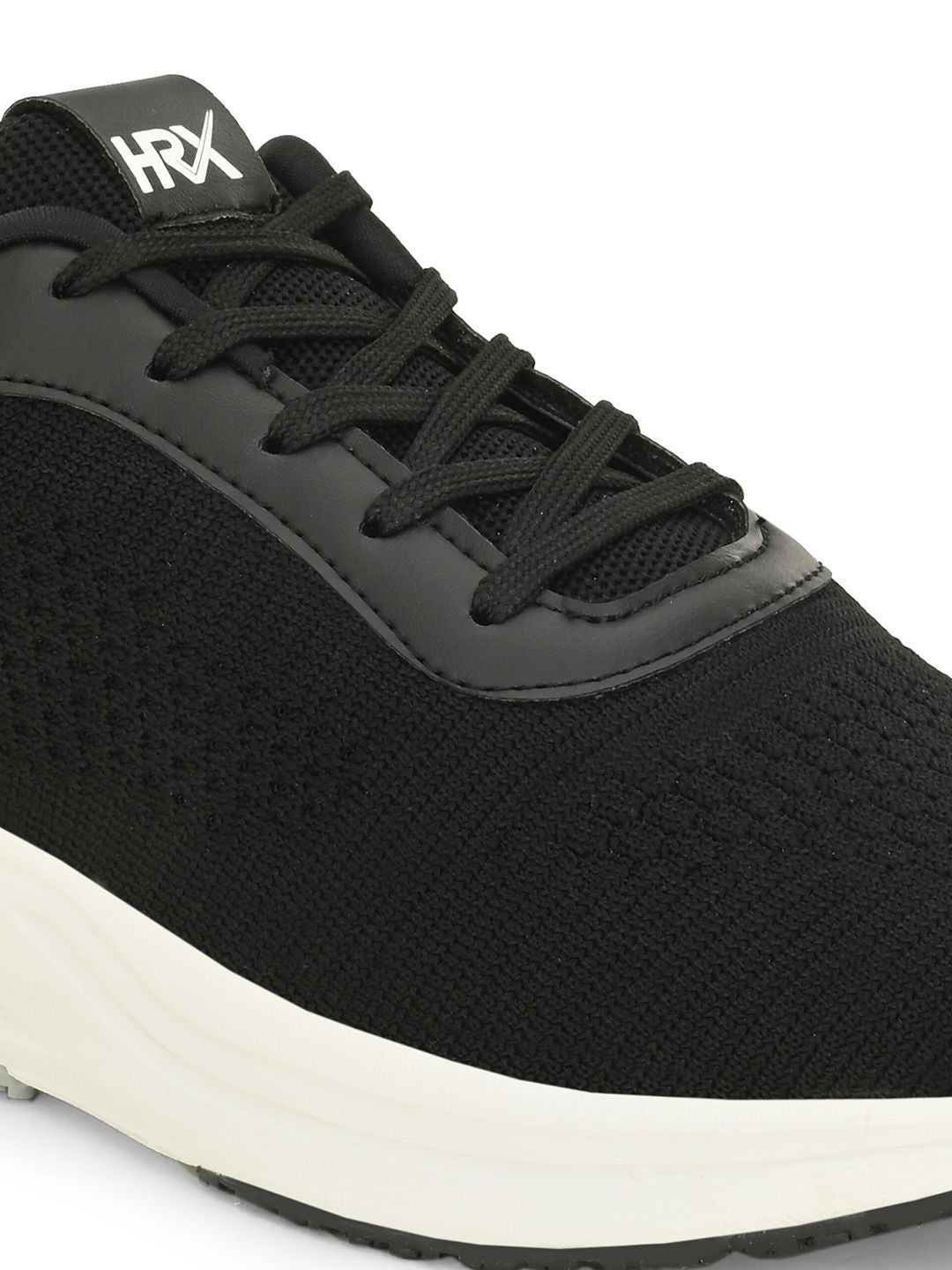  HRX By Hrithik Roshan Men Black Mesh Memory Foam Running Non-Marking Shoes