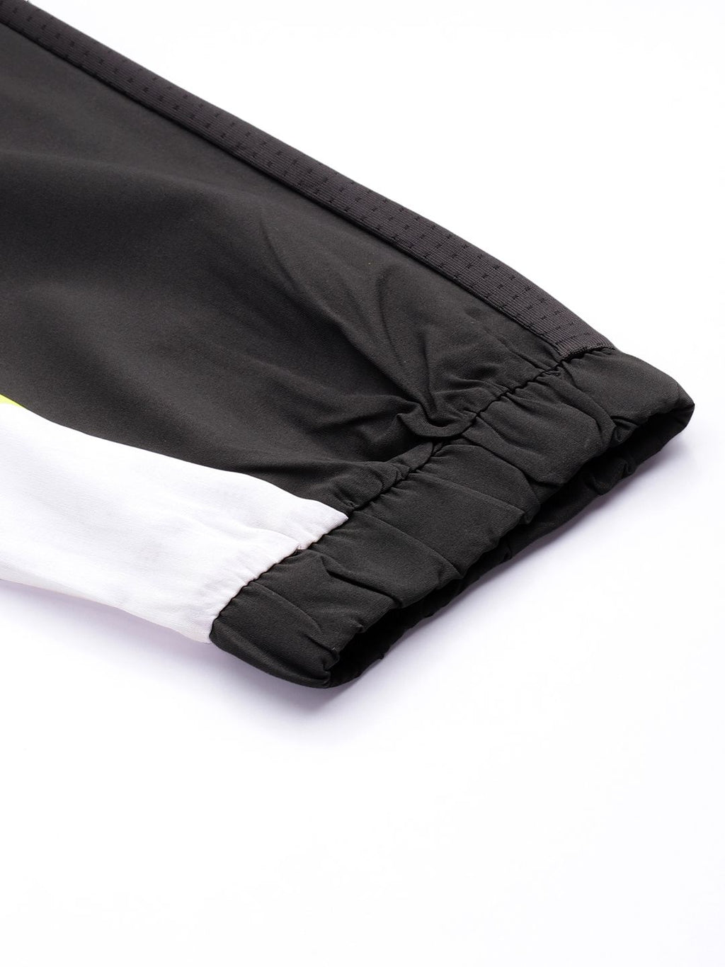  HRX By Hrithik Roshan Running Men Jet Black Rapid-Dry Printed Track Pants