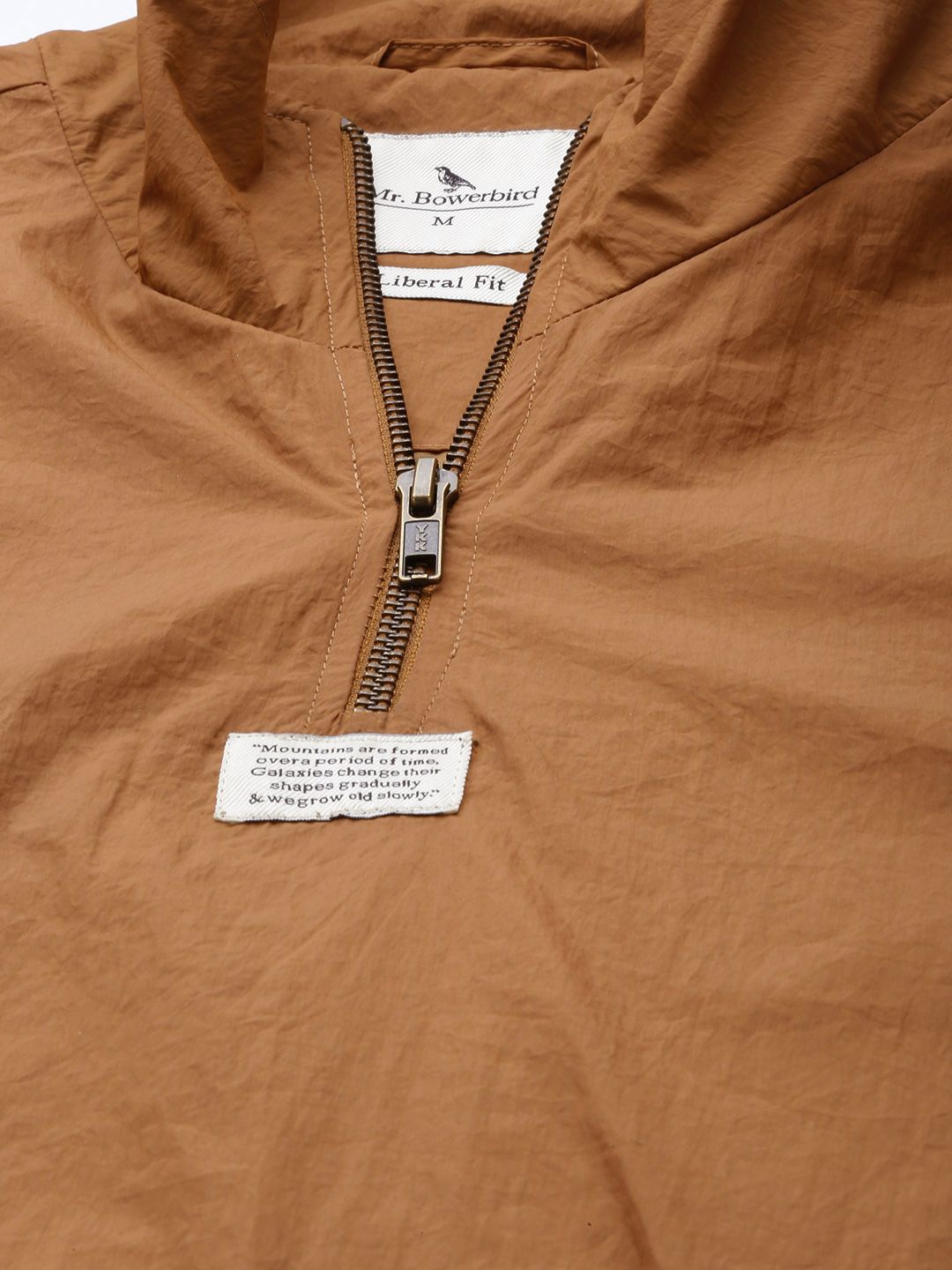  Mr Bowerbird Mock Collar Half Zipper Sweatshirt