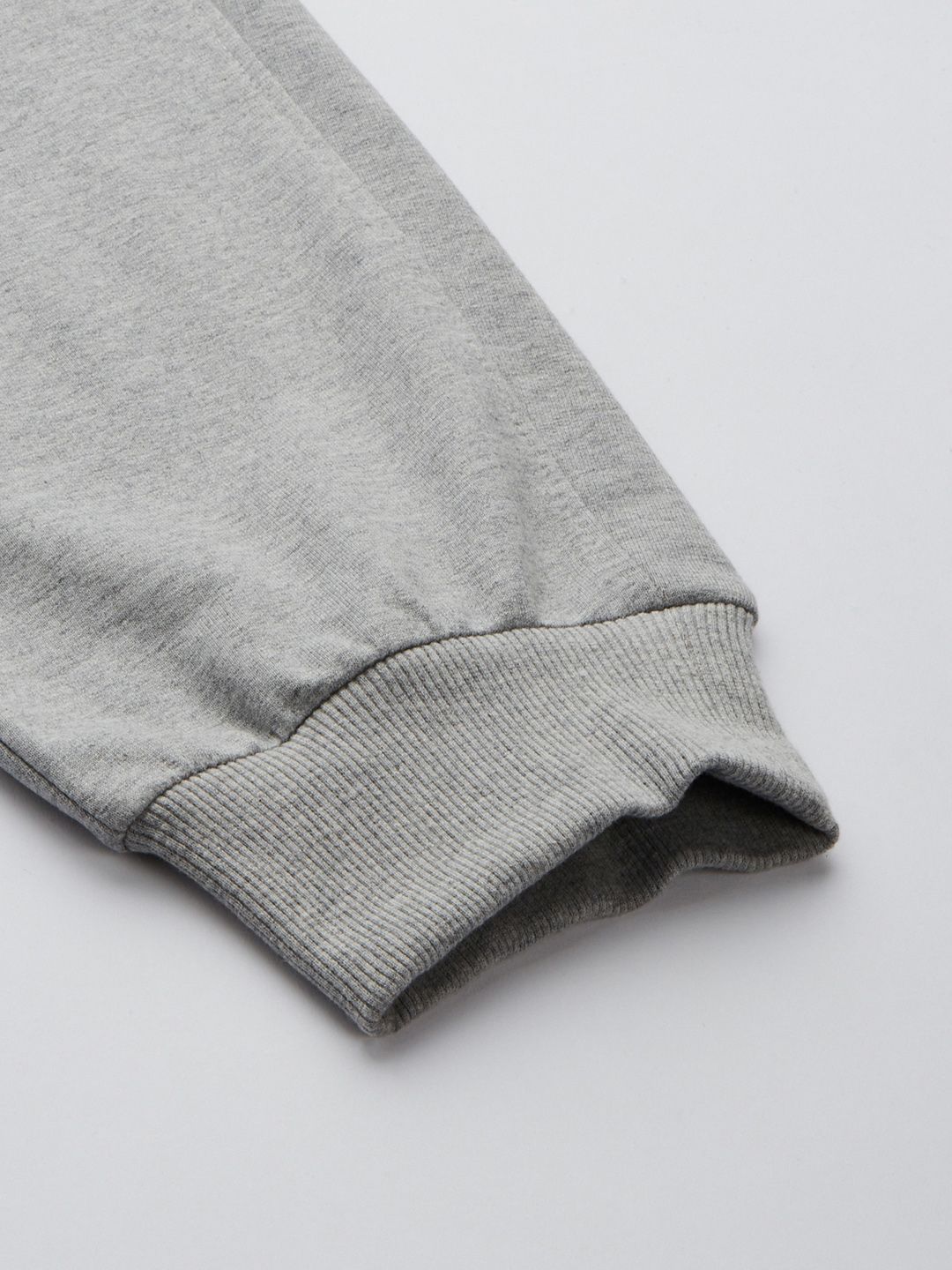  U.S. Polo Assn. Denim Co. Men Grey Brand Logo Printed Knitted Regular Joggers
