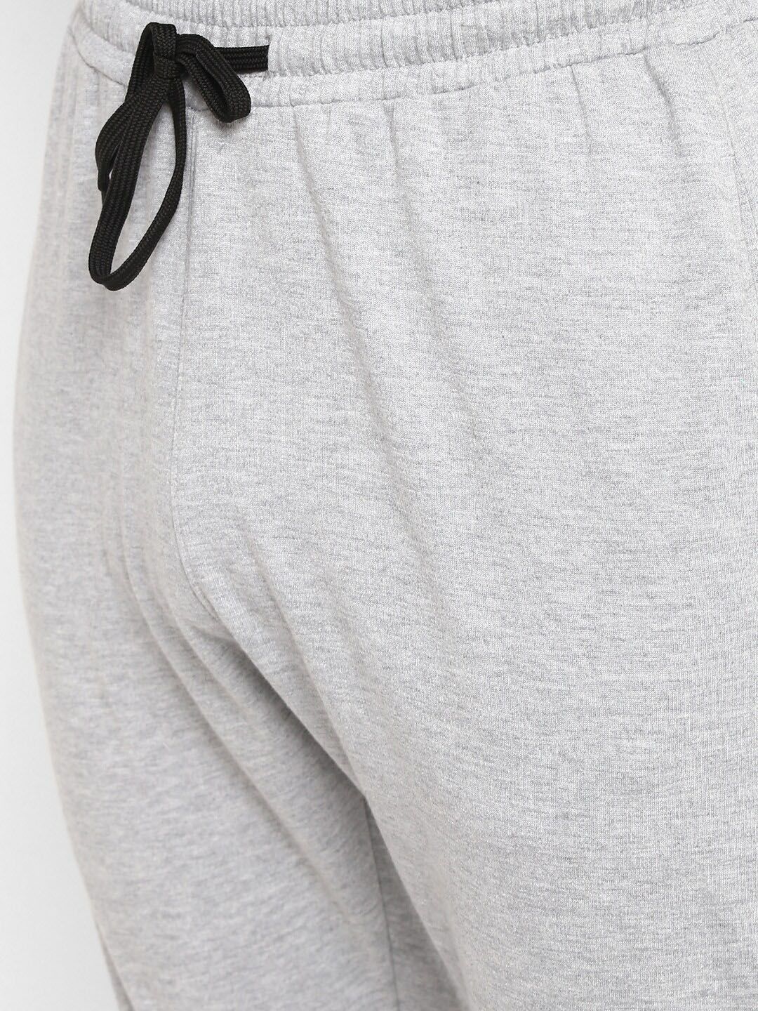  OFF LIMITS Men Grey Melange & Black Solid Track Suit