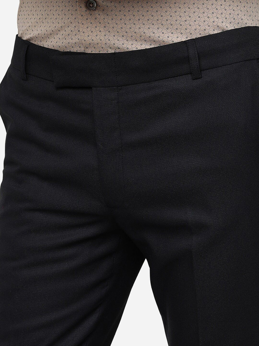  METAL Men Slim Fit Mid-Rise Formal Trousers