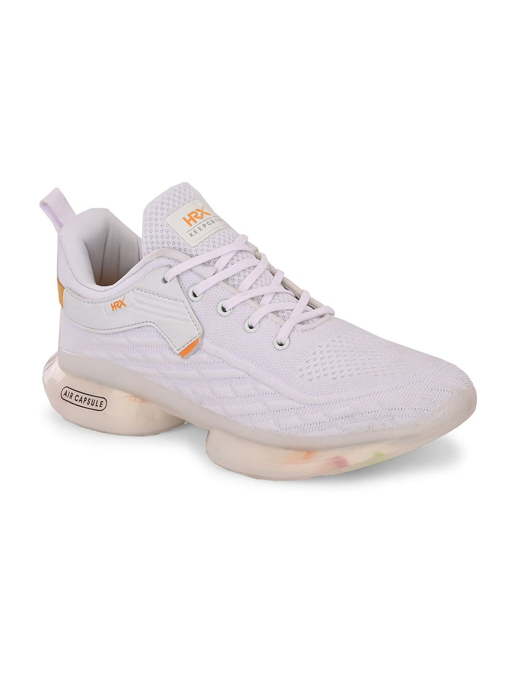  HRX By Hrithik Roshan Men White & Cream Coloured Mesh Non-Marking Walking Shoes
