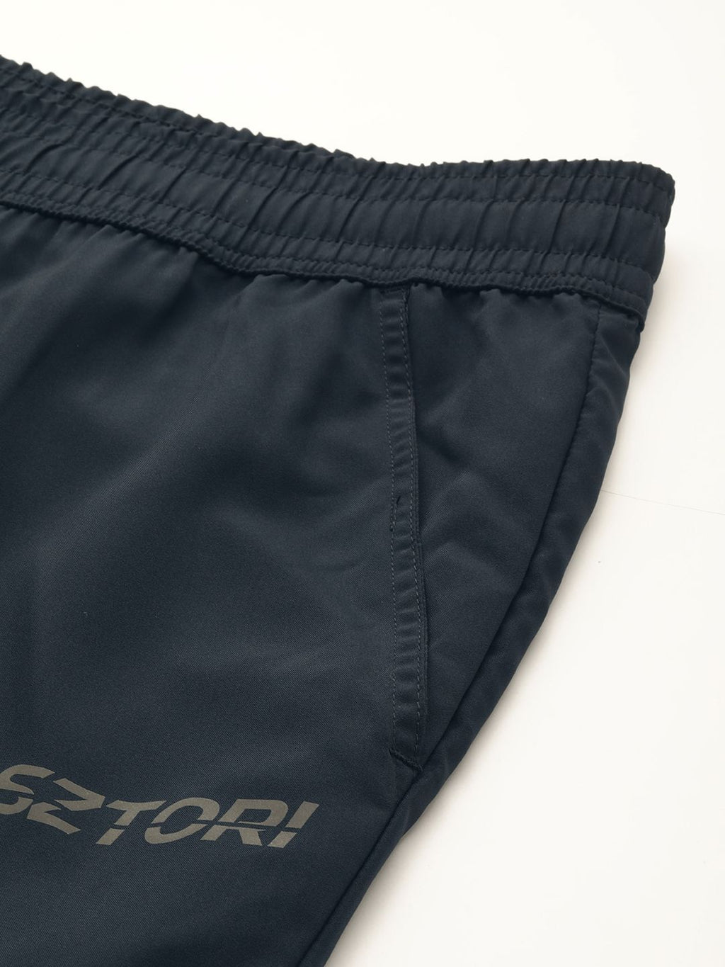  Sztori Men Plus Size Quick Dry Sports Joggers With Brand Logo Print Detail