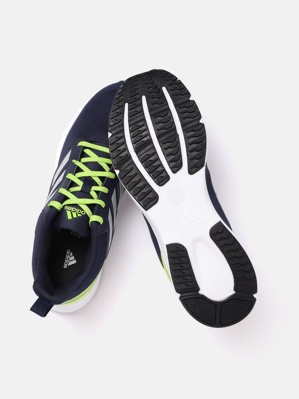  ADIDAS Men Navy Blue Woven Design Stunicon Running Shoes