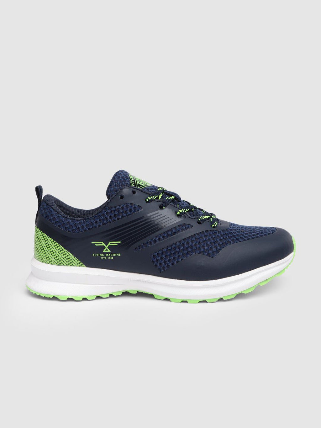  Flying Machine Men Navy Blue Solid Welsh Walking Shoes