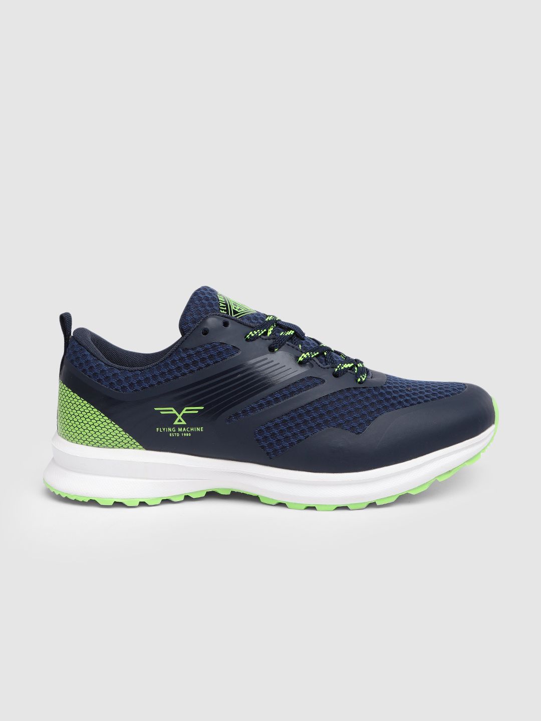  Flying Machine Men Navy Blue Solid Welsh Walking Shoes