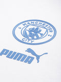  Puma Men Striped Manchester City FC Culture Football Regular Fit Sweatshirt