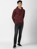  Van Heusen Sport Men Printed Hooded Sweatshirt