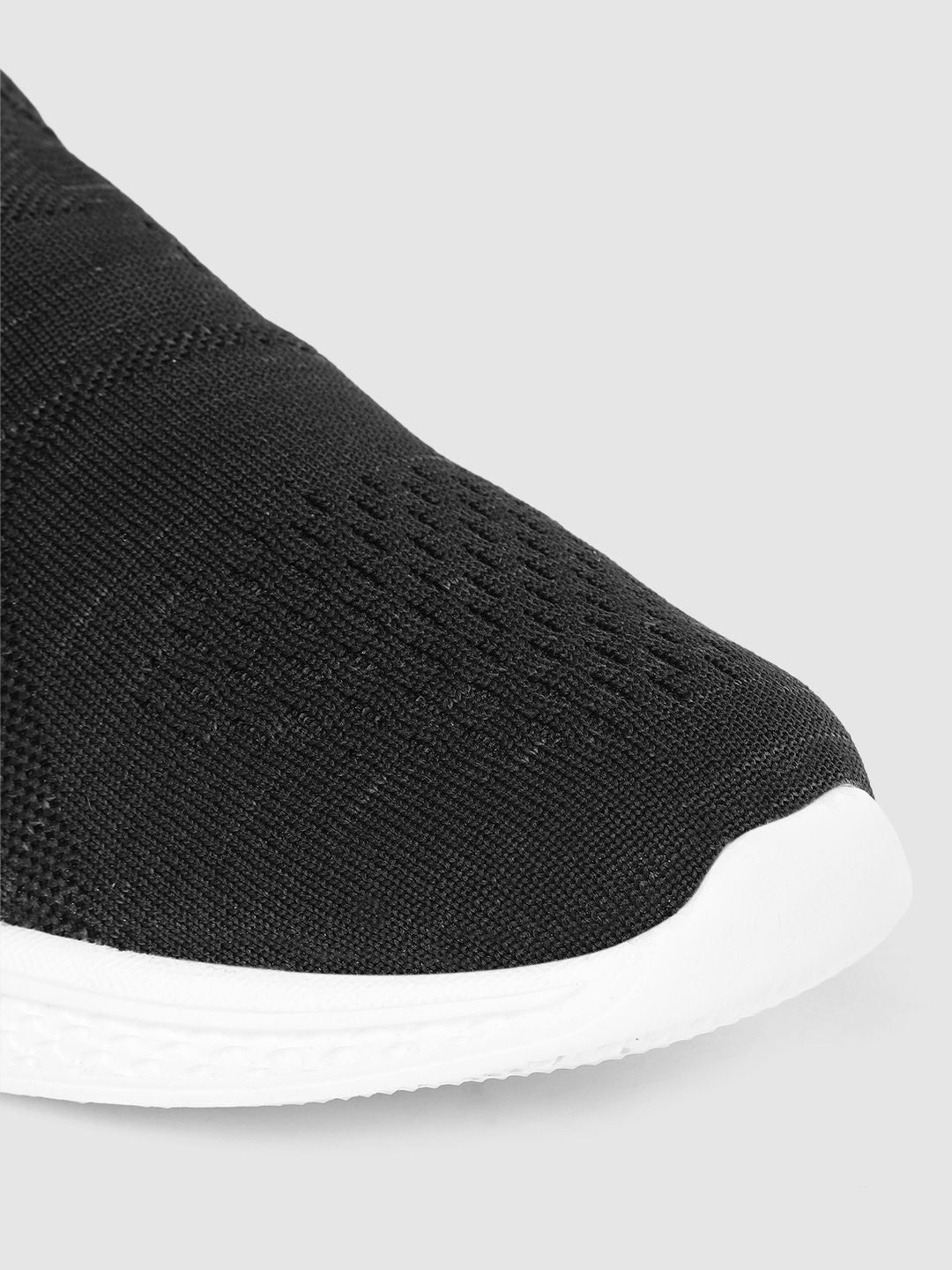  HRX By Hrithik Roshan Men Black Go-Lite Slip-on Walking Shoe