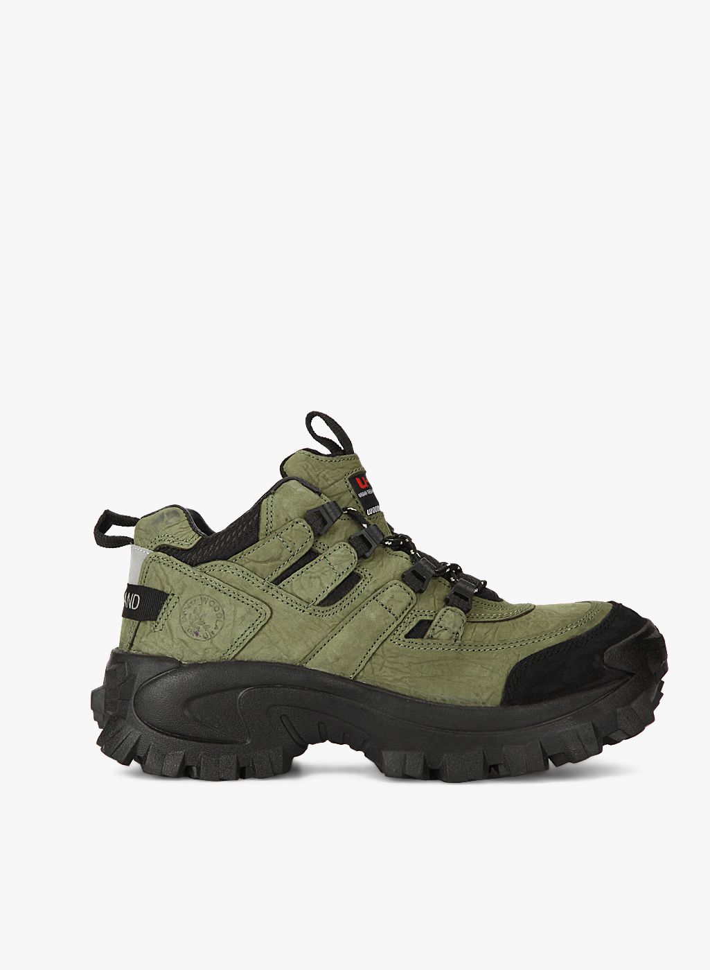  Woodland Men Nubuck Mid-Top Trekking Shoes