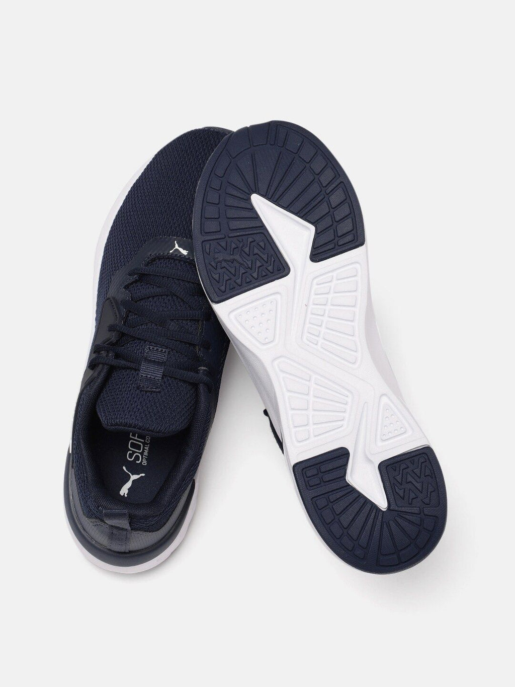  Puma Men Navy Blue Solid Erupter Running Shoes