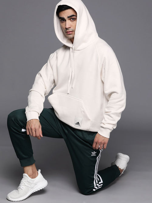  ADIDAS Men Solid Caps Hooded Sweatshirt