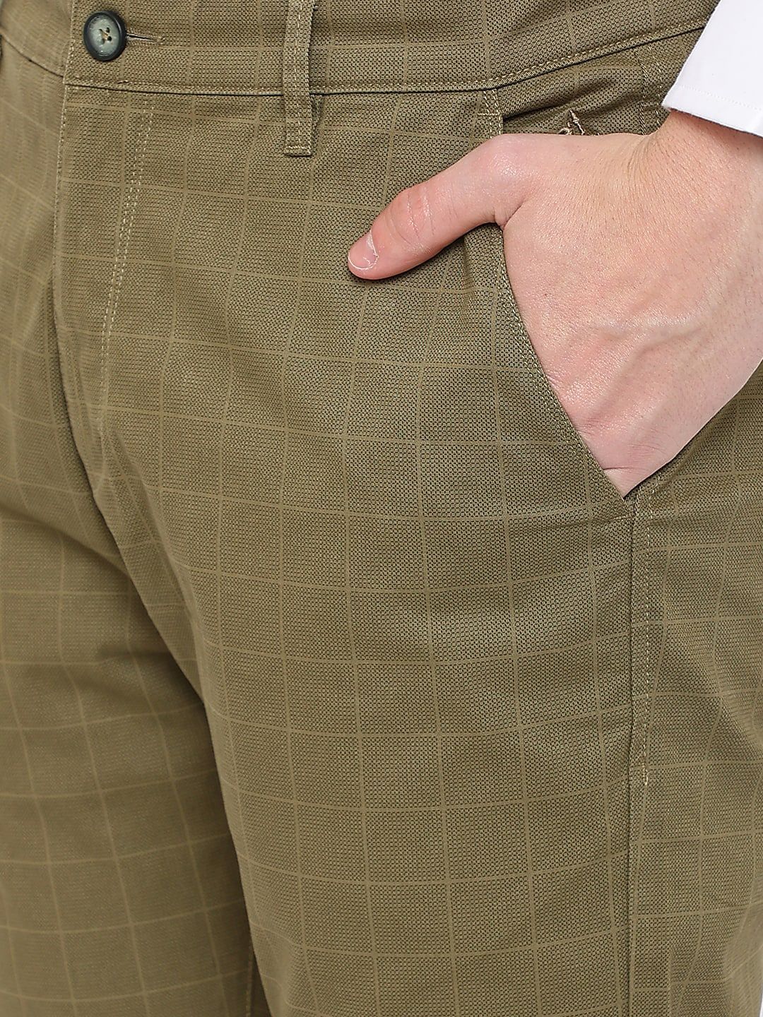  Cantabil Men Cotton Formal Trousers