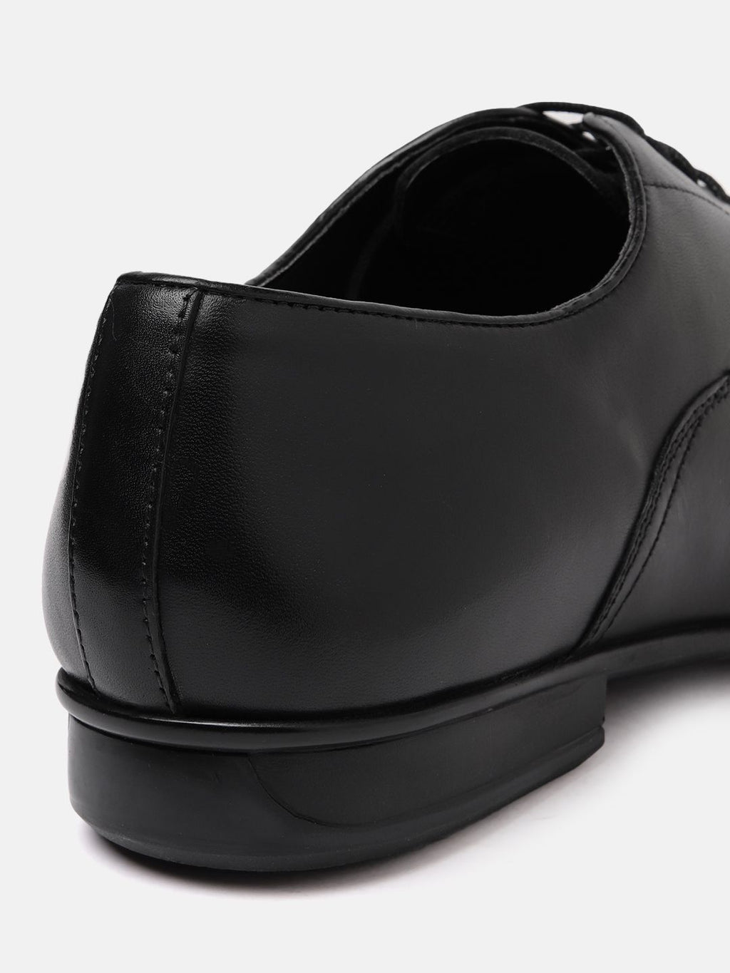  Van Heusen Men Leather Solid Formal Oxfords