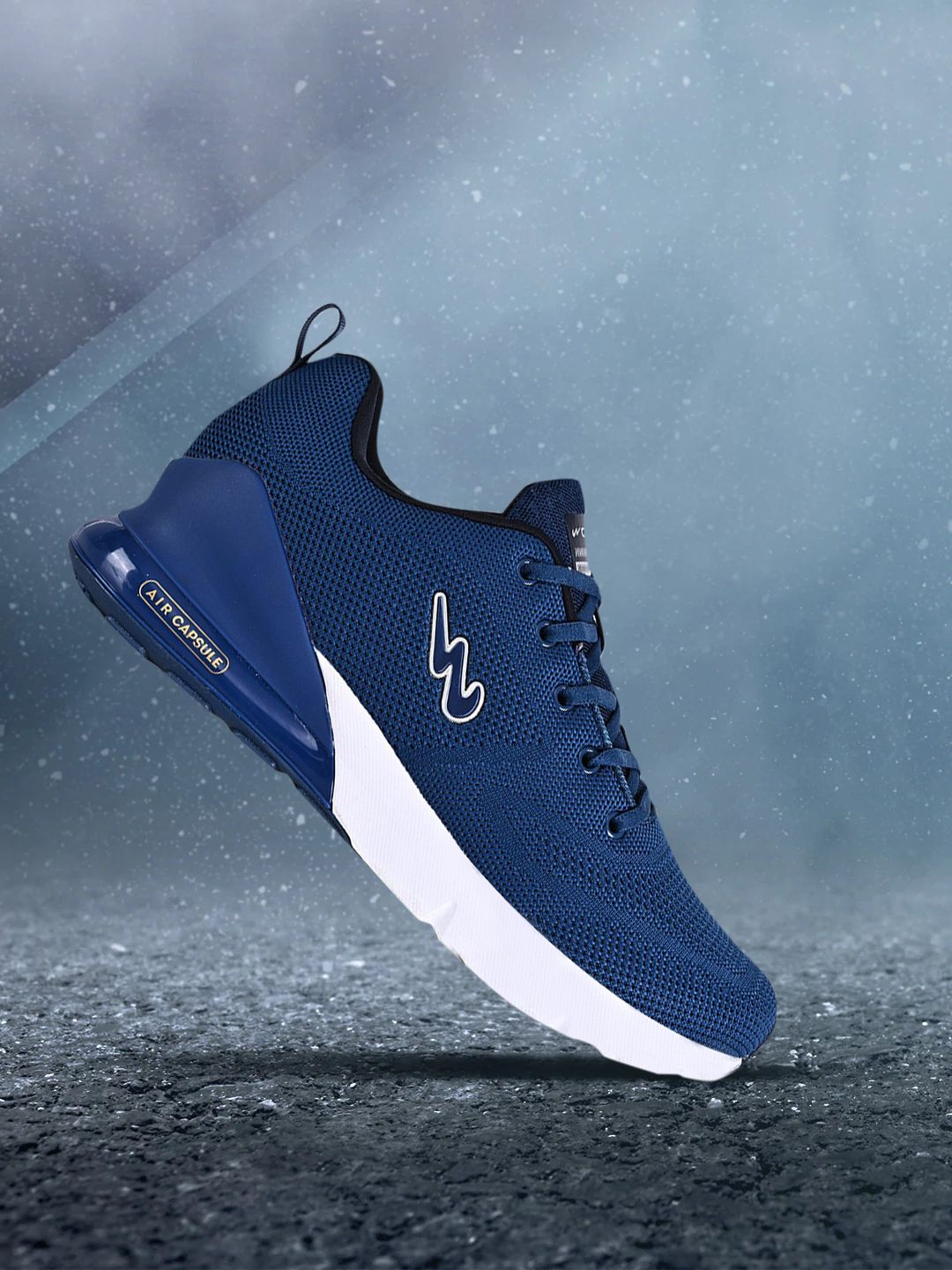  Campus Men Blue Mesh Running Shoes