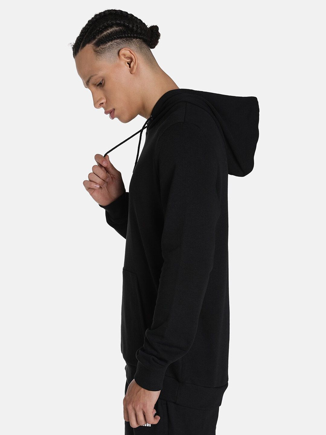  Puma X1DER FeelGood Logo Printed Cotton Hooded Sweatshirt