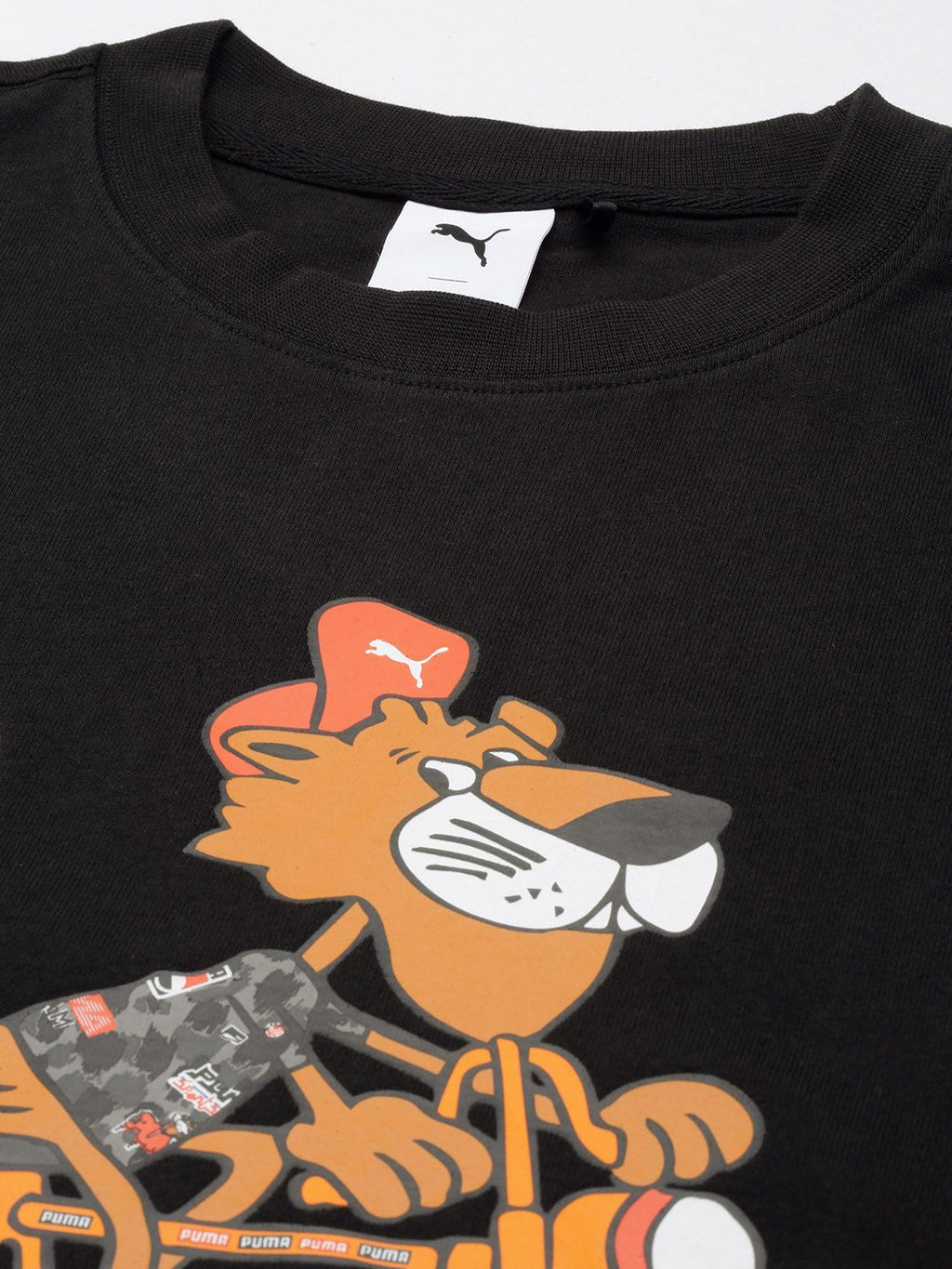 Puma Men UPTOWN Chester Cheetah Graphic Printed T-shirt