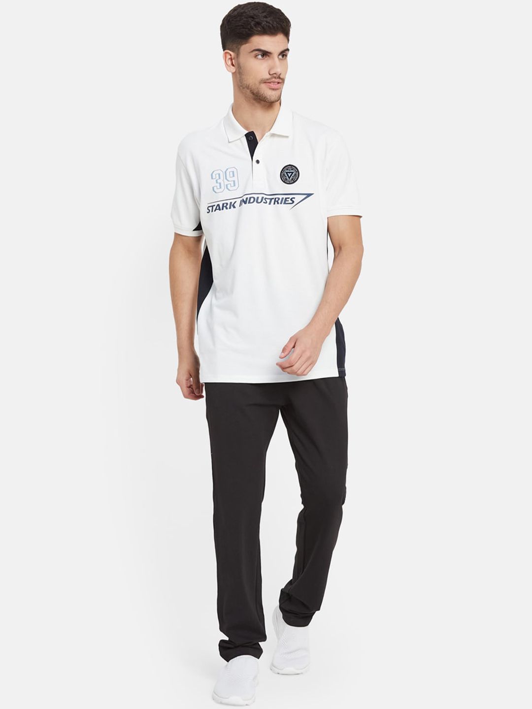  Octave Men Cotton Mid-Rise Cotton Track Pants