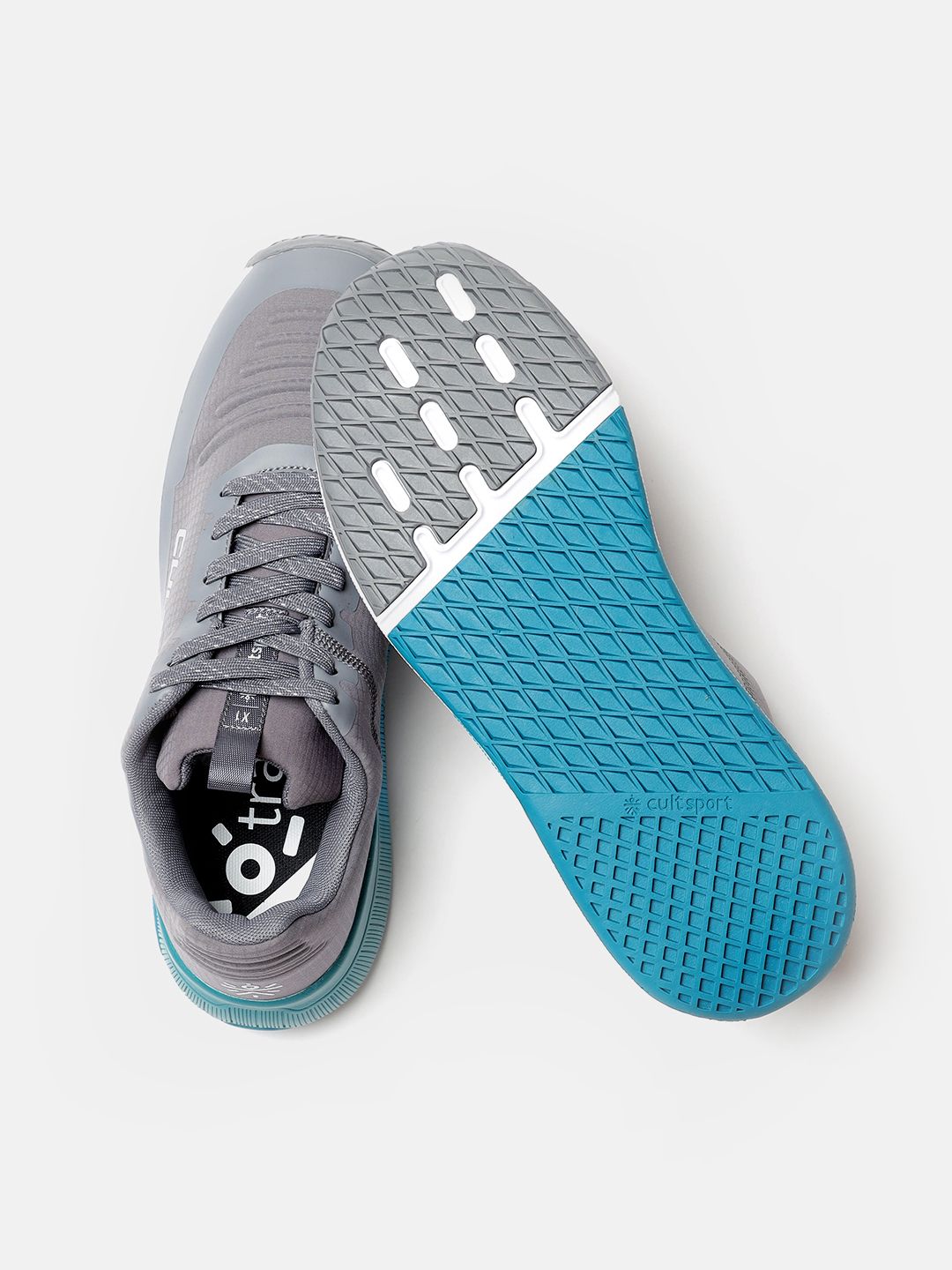  Cultsport Men Grey & Blue X1 Training Shoes