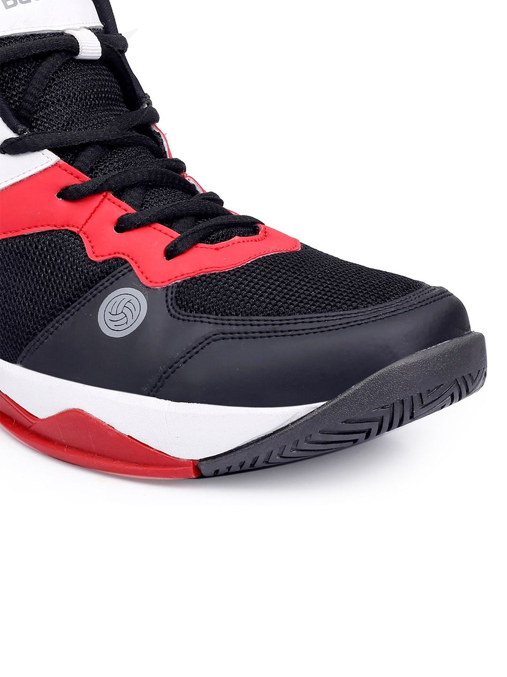  Bacca Bucci Men Black High-Top Basketball Shoes