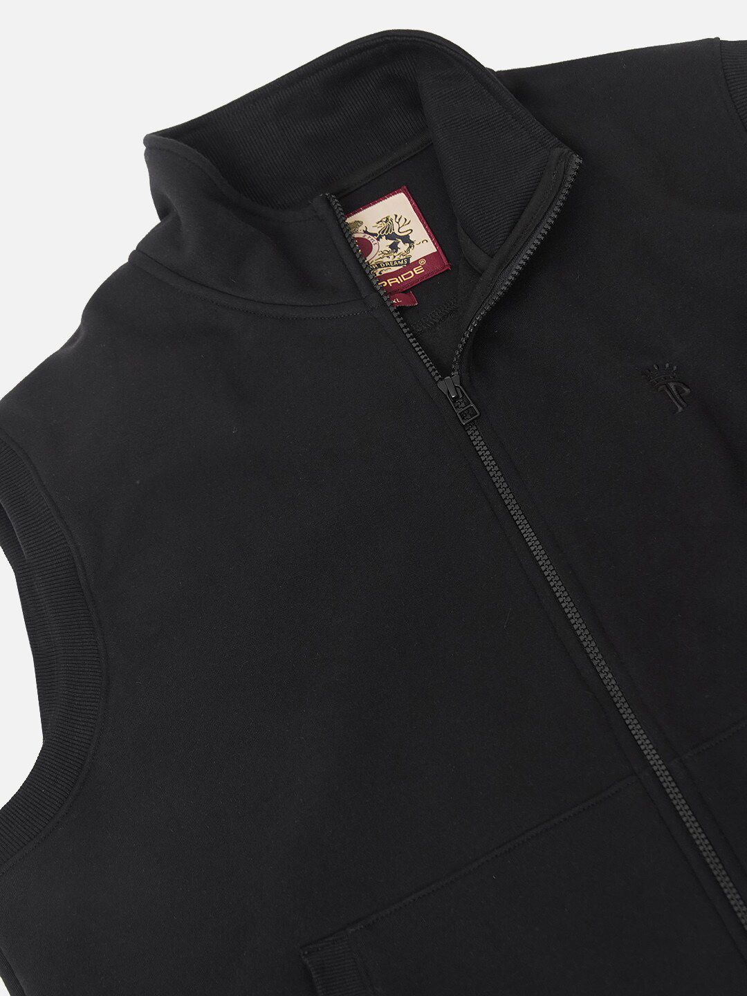  John Pride Plus-Size Men Black Sweatshirt
