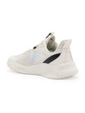  Red Tape Men Beige Mesh Walking Shoes
