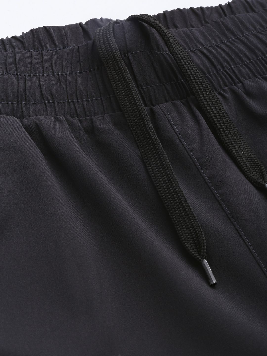  HRX By Hrithik Roshan Men Jet Black & Anthracite Colourblock Slim Fit Rapid-Dry Antimicrobial Training Track Pants
