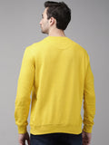  U.S. Polo Assn. Men Yellow Printed Sweatshirt